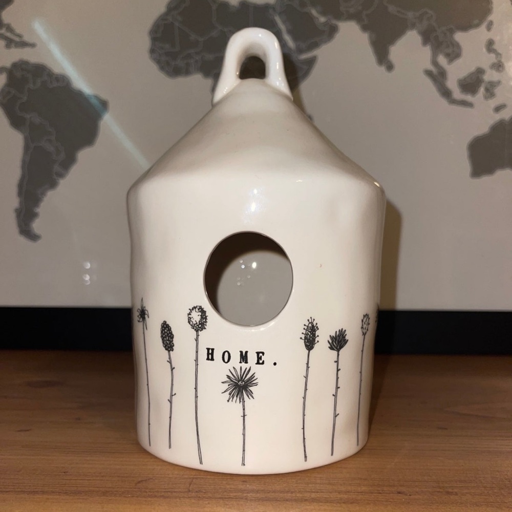 Rae Dunn VHTF OG rare m stamped homeline 21 stem birdhouse